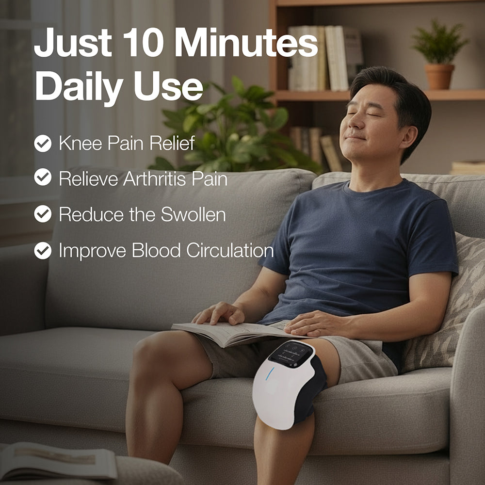 KneeRelief™ Pro (Red Light Therapy Knee Massager)