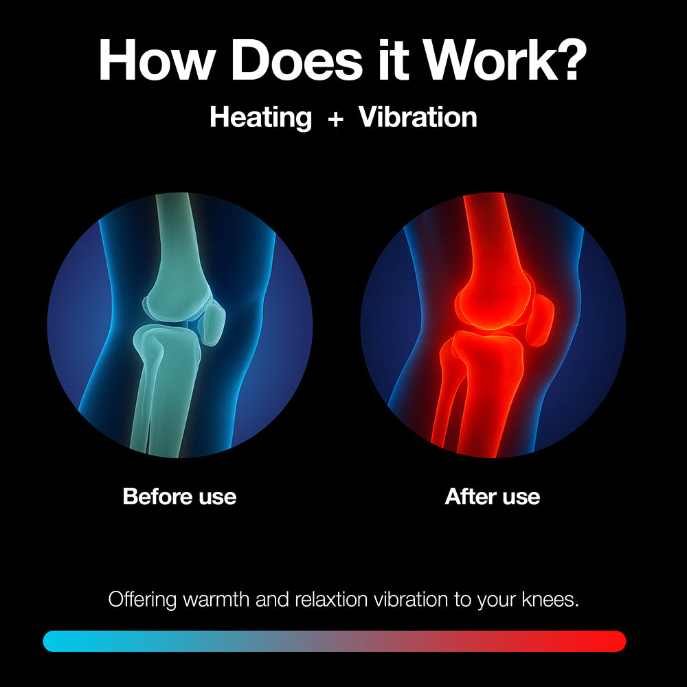 KneeRelief™ Pro (Red Light Therapy Knee Massager)
